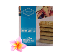 Load image into Gallery viewer, Hawaiian Shortbread Cookies, Kona Coffee (4.4oz) - Mad Press Coffee Co.