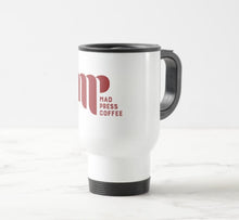 Load image into Gallery viewer, White Travel / Commuter Mug - Mad Press Coffee Co.
