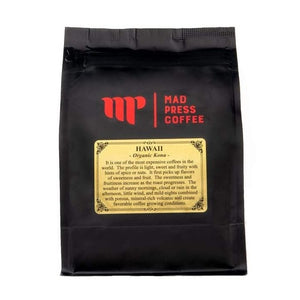 Hawaii 100% Certified Organic Kona, Extra Fancy - Fall-Winter Seasons Only - Mad Press Coffee Co.